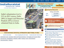 Tablet Screenshot of indiaruralstat.com